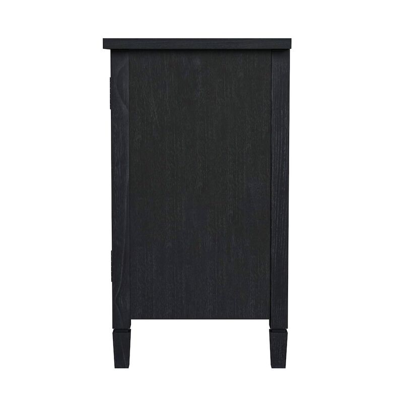 Butler Specialty Flagstaff 2-Door Cane Cabinet, Black image number 4