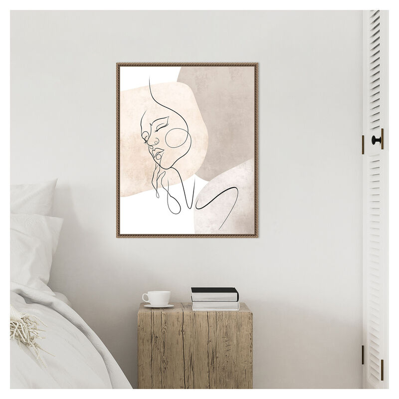 Dreamer Warm Color by Isabella Karolewicz Framed Canvas Wall Art image number 6