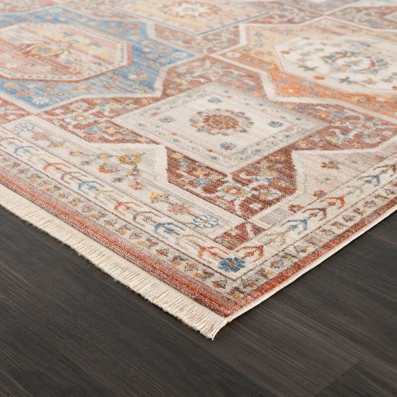 LR Home Holi Durable Performance Area Rug Indoor