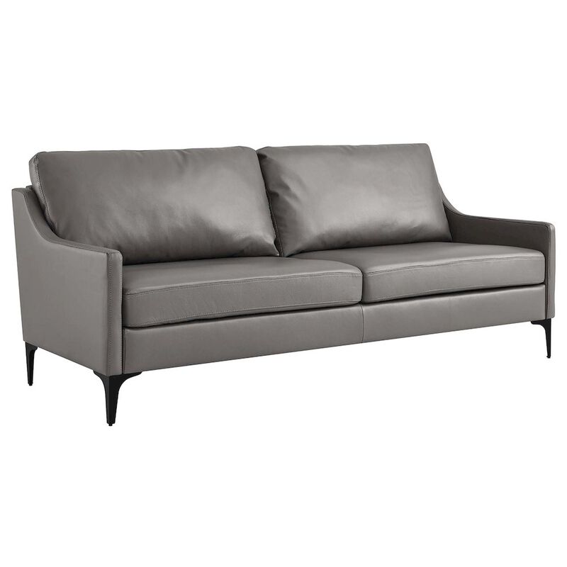 Modway Corland Leather Sofa