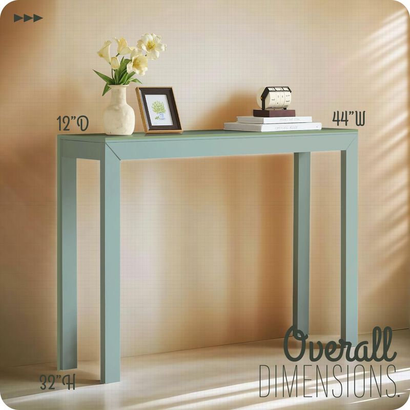 Kings Brand Furniture Russel Long Console Table - Minimalist and Slim Entryway Table for Decorative Displays, Sofa Table