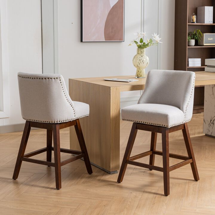 Streamdale Ergonomic Swivel Chair with Curved Back for Enhanced Comfort