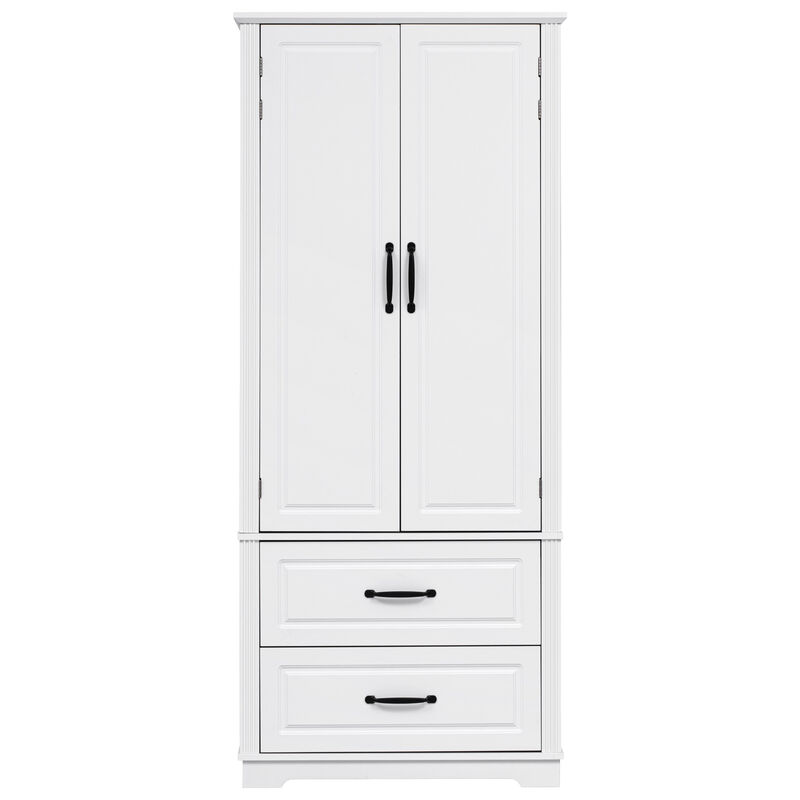 Merax Farmhouse Kitchen Pantry Cupboard Cabinet