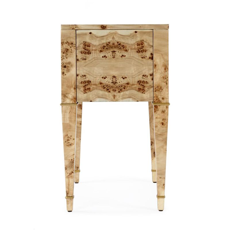 Butler Specialty Kai 2 Drawer End Table, Light Brown