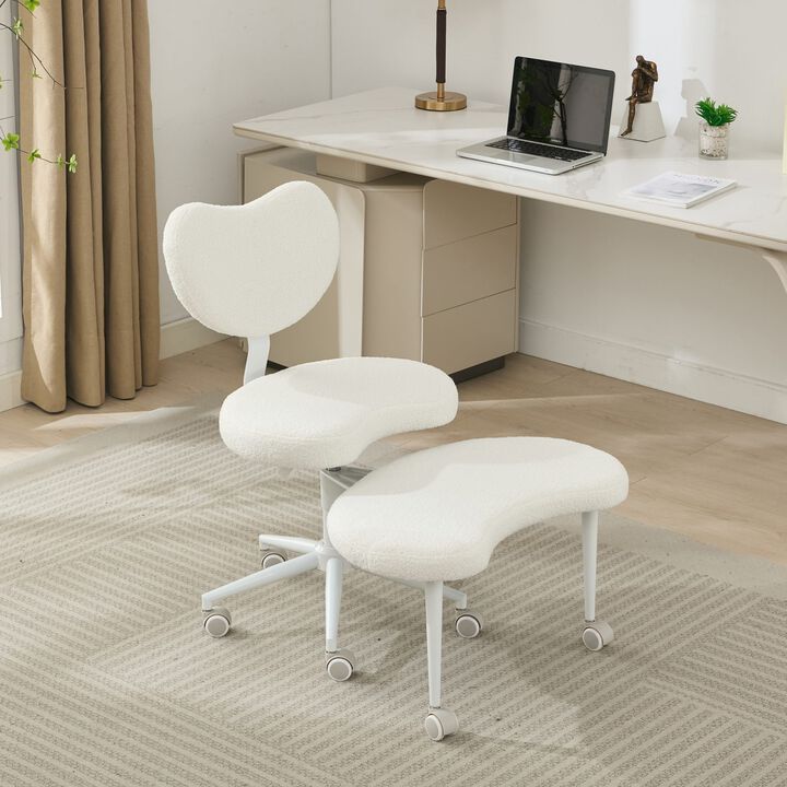 GOODSILO Flexible Seating Meditation Chair With Adjustable Footstool And Lumbar Support For Active Sitting Positions