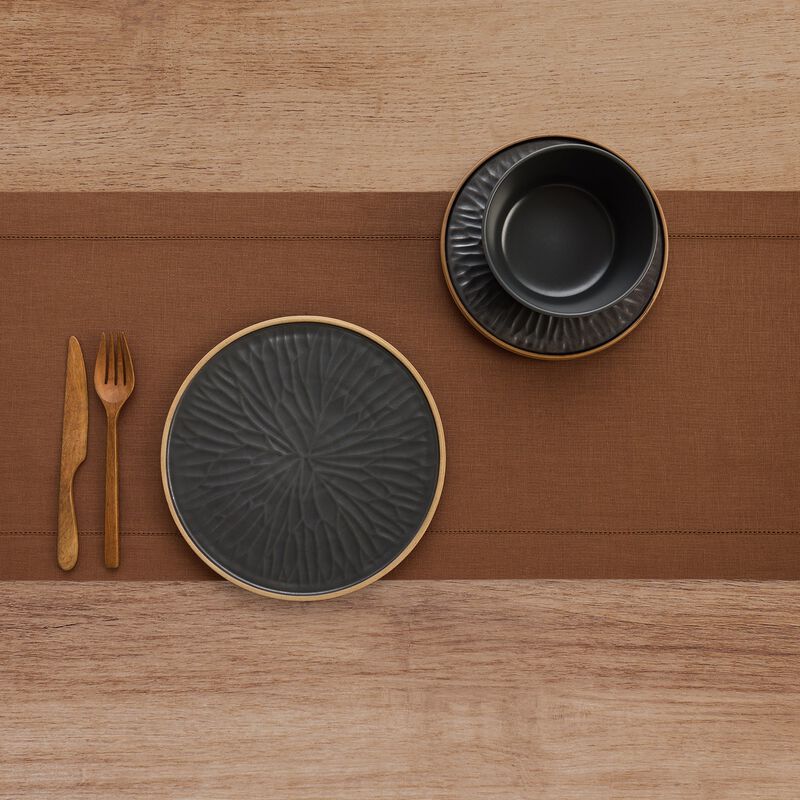 Linen Table Runner - Classic Hemstitch