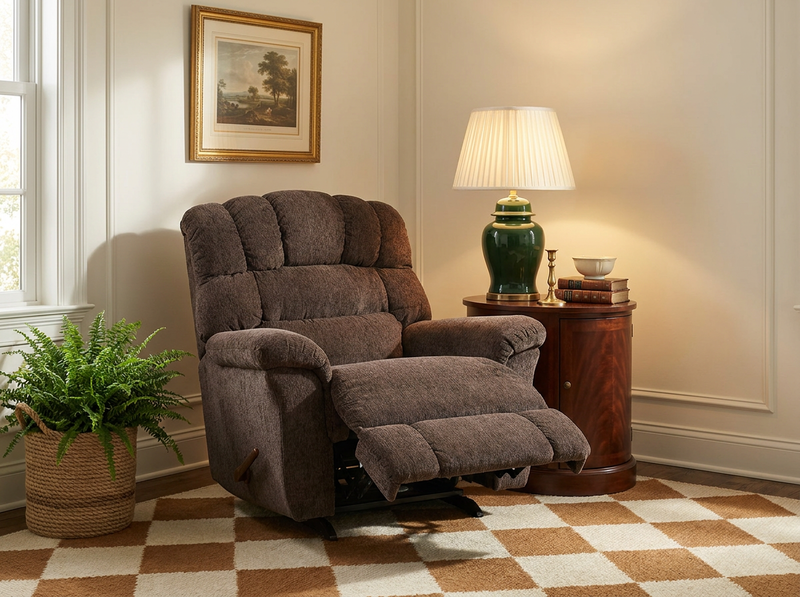 Randell Espresso Rocking Recliner image number 1