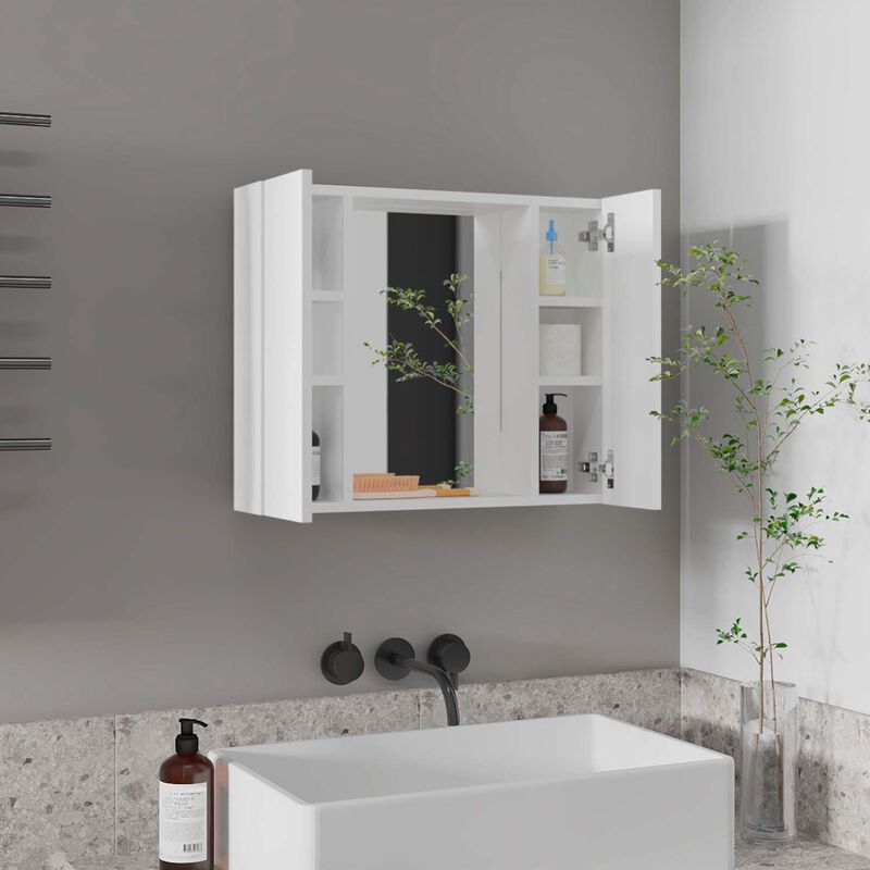 Streamdale Ellegrini 1-Drawer Medicine Cabinet White image number 2