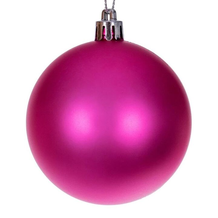 Vickerman 2.75" Hot Pink 4 Finish ORN Asst 20/Box
