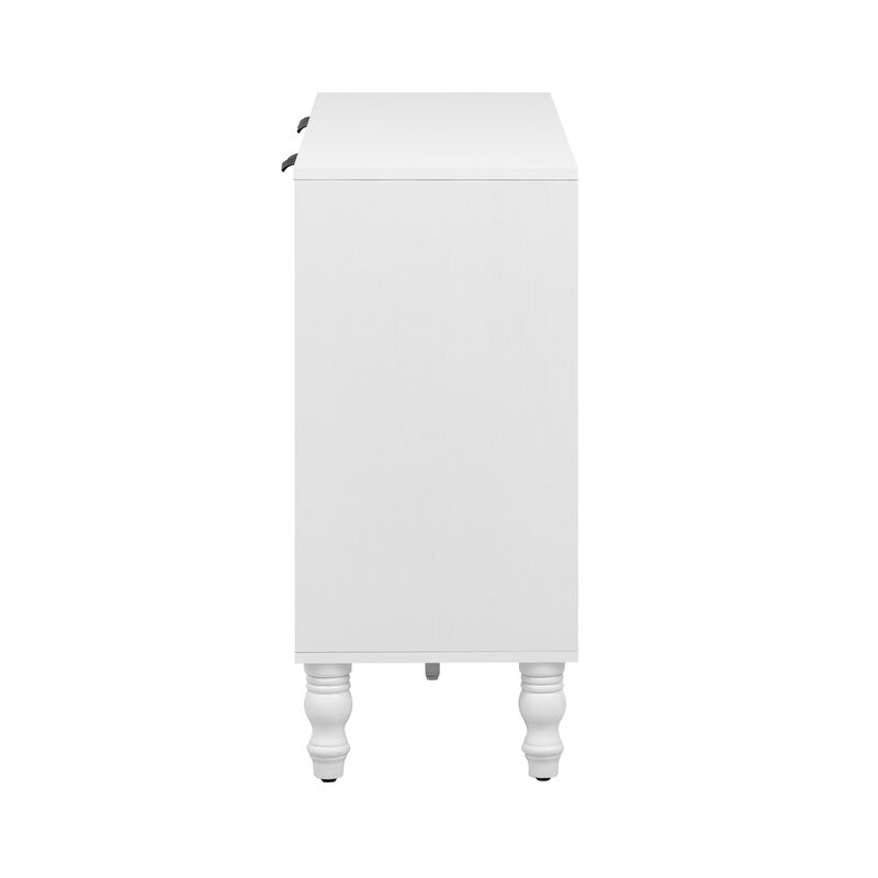 Merax Solid Wood Modern TV Stand Media Console