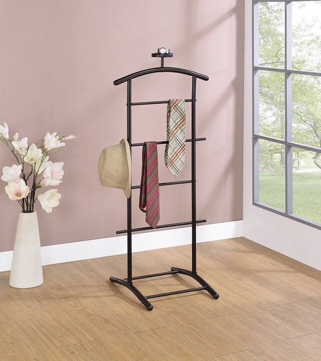 Kings Brand Furniture Menros Metal Suit Valet Stand, Clothes Rack