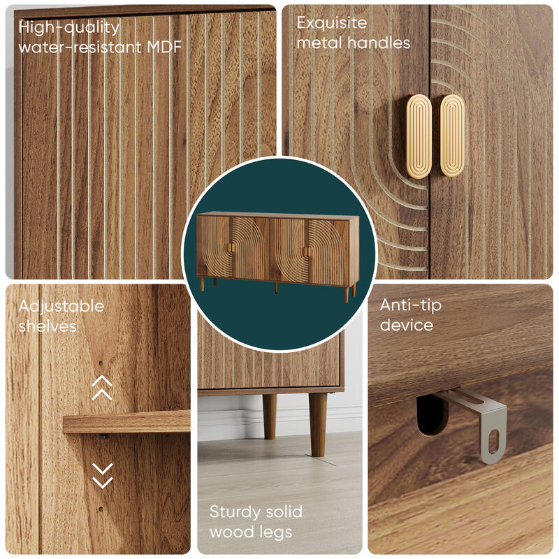 Spodwa 62.6" Sideboard with Storage image number 4