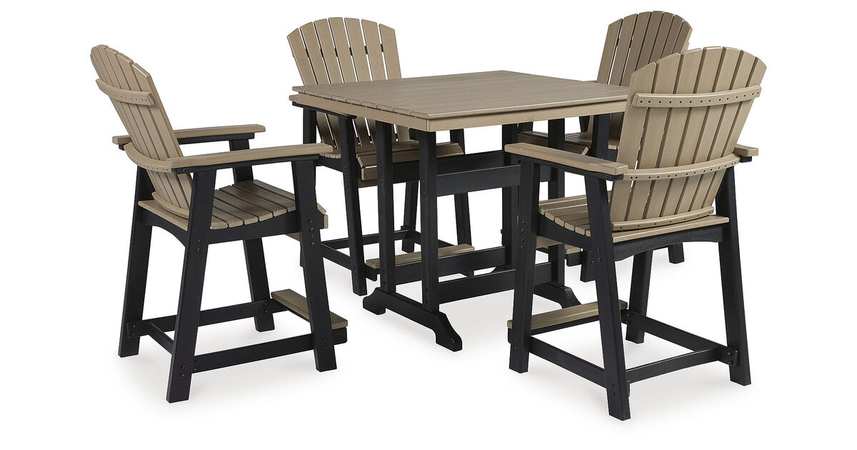 Fairen Trail 5-Piece Outdoor Counter Dining Set