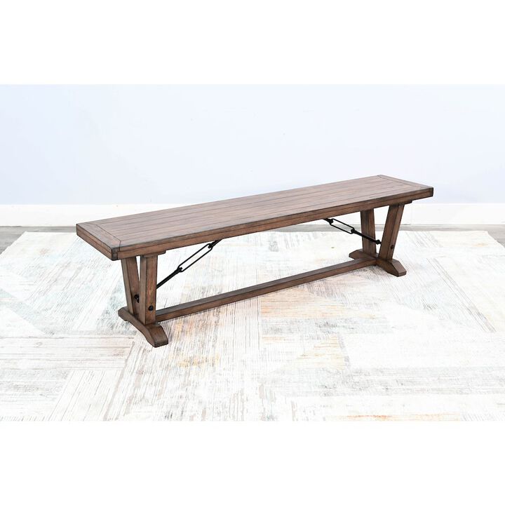 Sunny Designs Yellowstone Bench with Turnbuckles, Buckskin