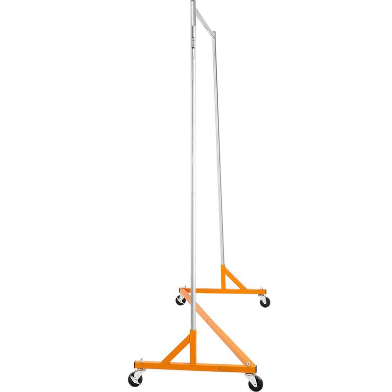Rolling Z Garment Rack with Lockable Wheels, Industrial Clothing Rack image number 8