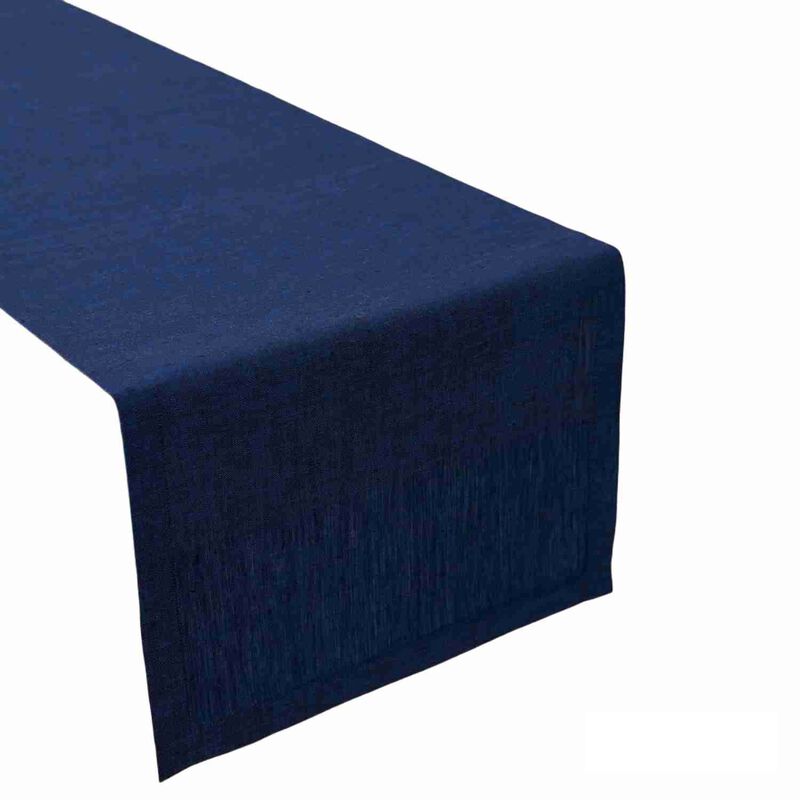 Solino Home 100% Pure Linen Table Runner - Athena