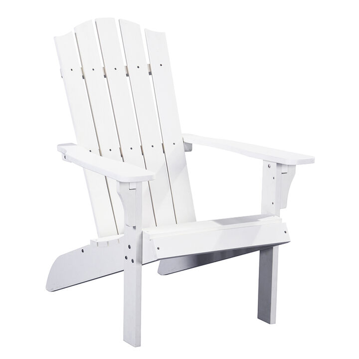 PolyTEAK Adirondack Chair For Fire Pits, Patio, Porch, and Deck, Element Collection