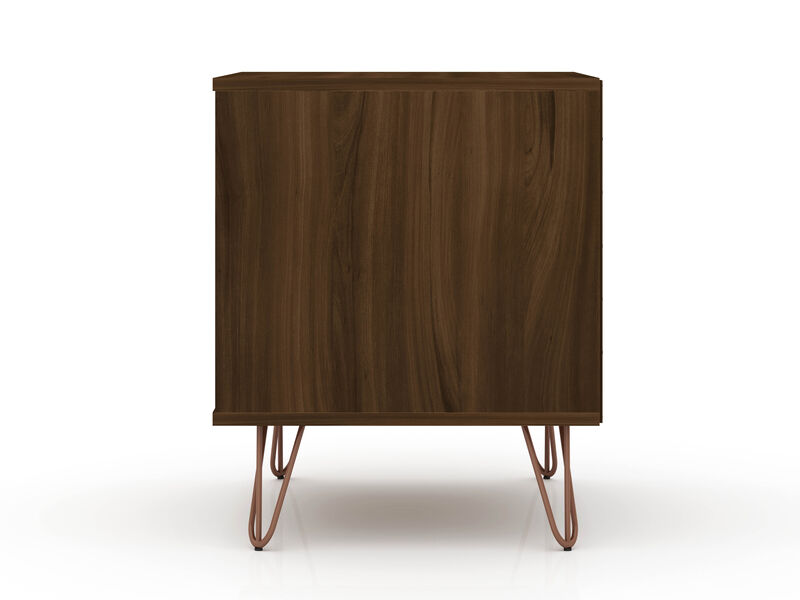 Rockefeller Brown 2-Drawer Nightstand