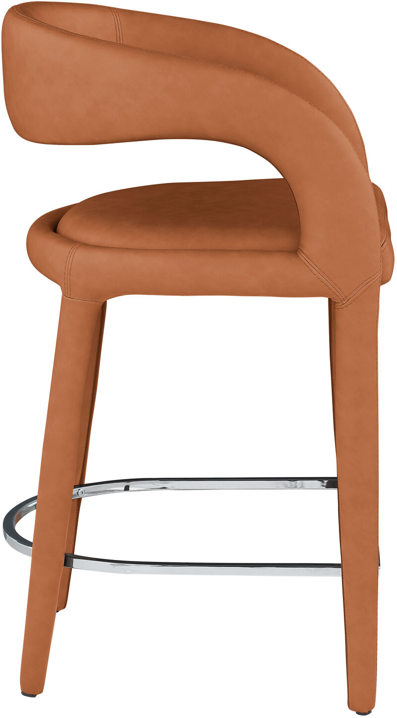 Meridian Furniture Sylvester Vegan Leather Stool