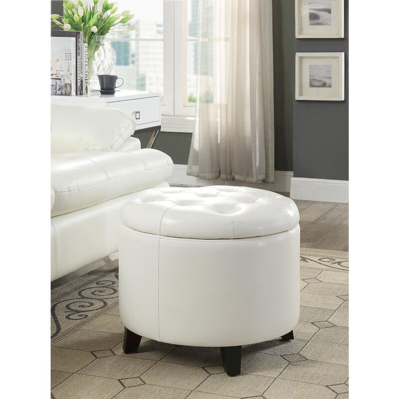 Convience Concept, Inc. Designs4Comfort Round Storage Ottoman