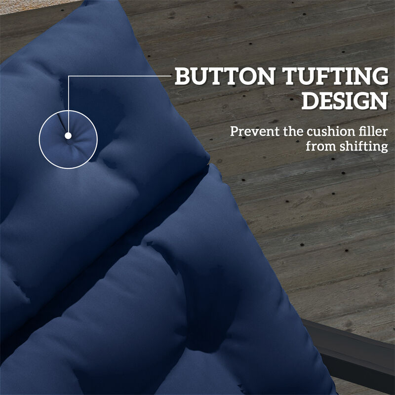 Soft lounge chair cushion for added comfort &ndash; perfect for indoor and outdoor use image number 5