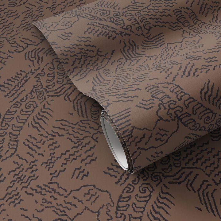 Balkan Wallpaper by Four Hands Art Studio - Balkan Black & Tan II