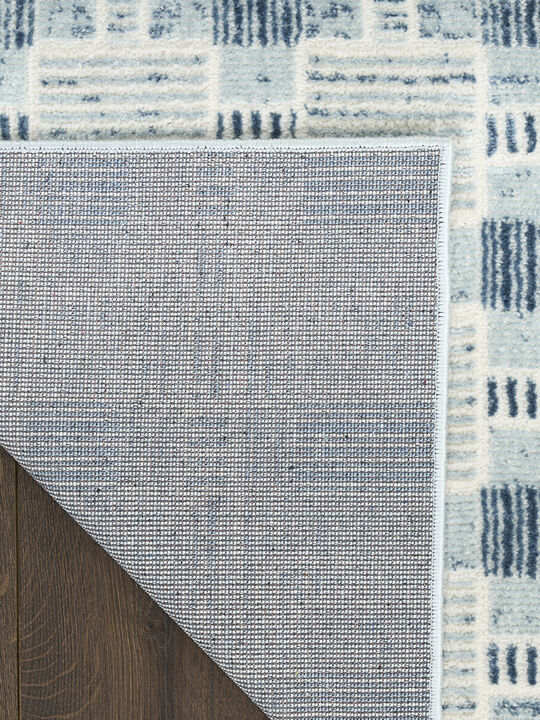 Nordic NRC14 Blue 4' x 6' Rug