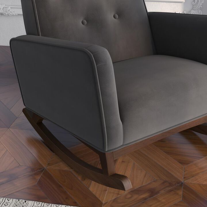 Ashcroft Furniture Co Demetrius Solid Wood Rocking Chair