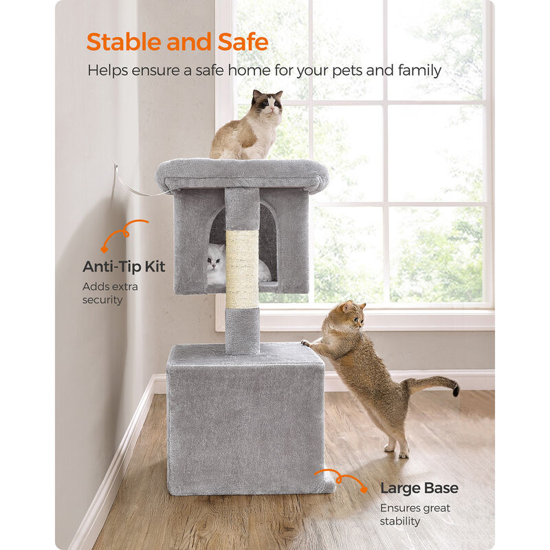 39.8-Inch Cat Tree &ndash; Perfect for Large Cats with Ample Space