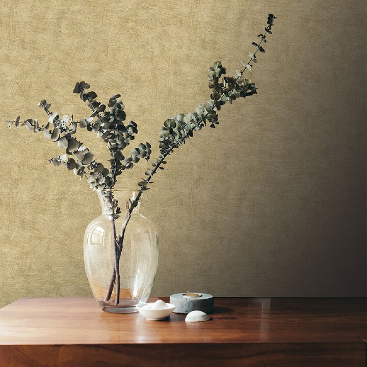 Pampas Plain Brushed Texture Wallpaper