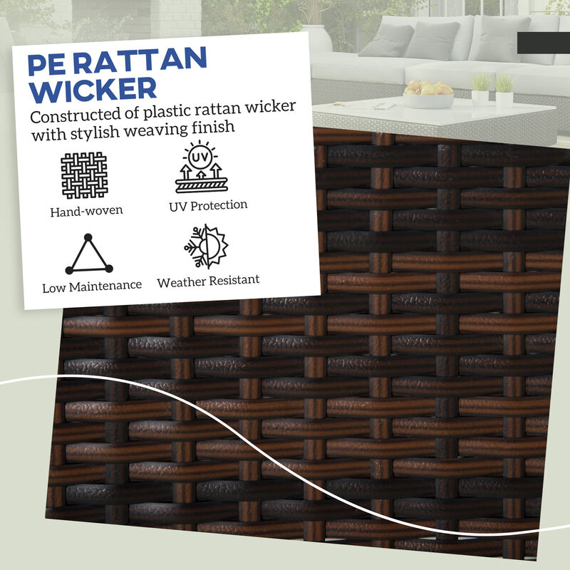 Set Of 2 Outdoor Ottomans With Cusions For Outdoor Seating image number 2