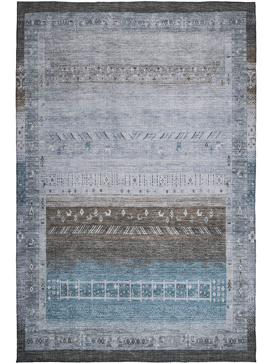 Karaj KJ7 Blue 10' x 14' Rug