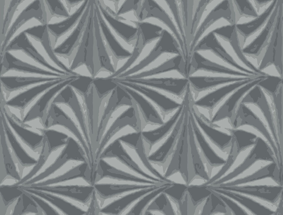 Sculpted Charcoal Fans Wallpaper