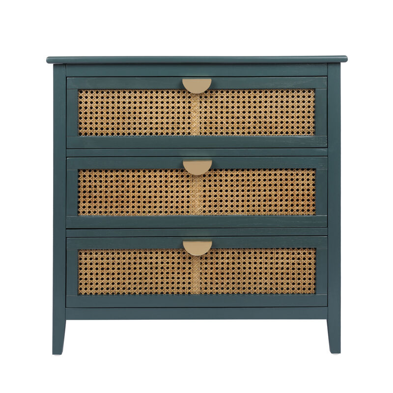 Streamdale Natural Rattan 3-Drawer Cabinet image number 7