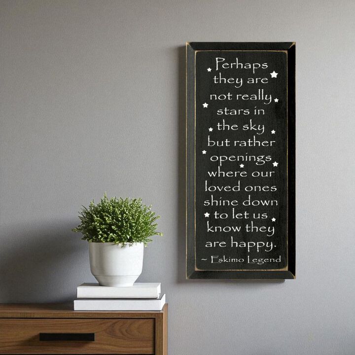 Memorial Wood Sign Loved Ones Shine Down Inspirational Sympathy Wall Decor