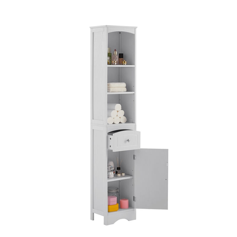 Merax Classic Freestanding Bathroom Storage Cabinet with Drawer