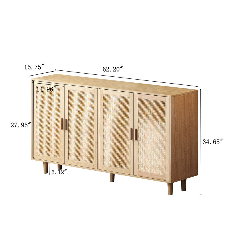Baglot Rattan Sideboard image number 8