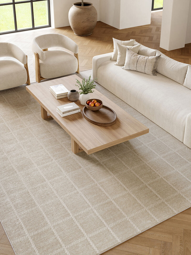 Serenity Home SRH05 Ivory/Cream 10' x 14' Rug