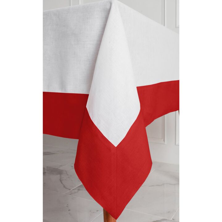 Solino Home 100% Pure Linen Tablecloth - Contempo