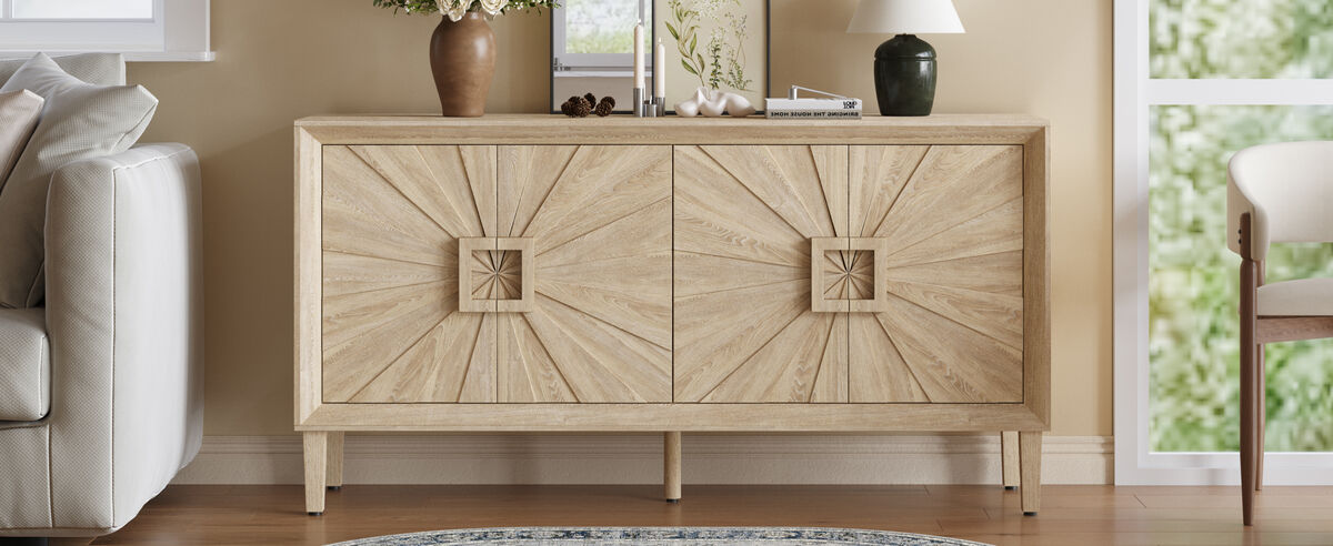 Jitbal Wood Storage Cabinet