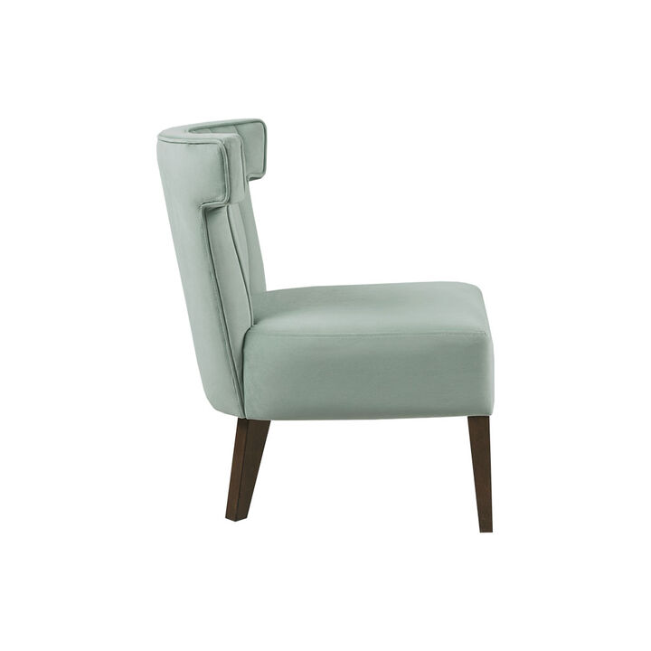 Gracie Mills Moran Transitional Wing-Back Accent Chair
