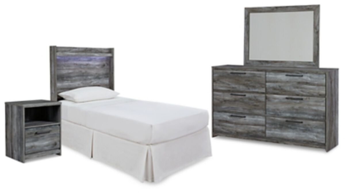 Baystorm Twin Panel Bed Set