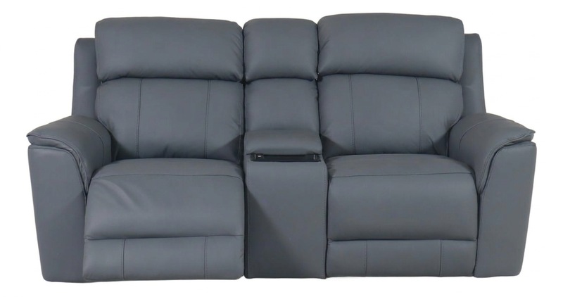 Oslo Power Leather Loveseat image number 9