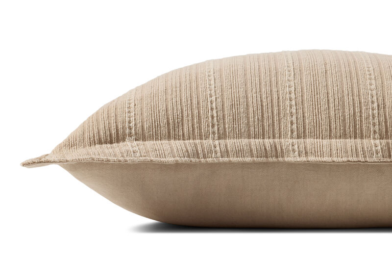 Howie Natural 18''x18'' Cover w/ Down Pillow image number 3