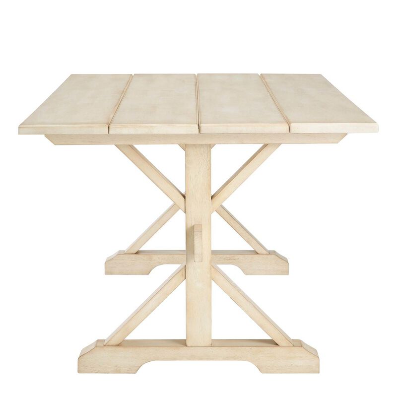 Windchime 71" Wood Dining Table image number 3