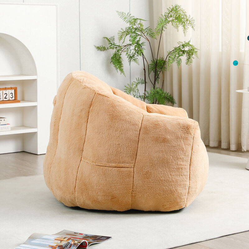 Bean Bag Sofa Chair – High-Density Foam Filled Comfy Seat for Living Room & Bedroom