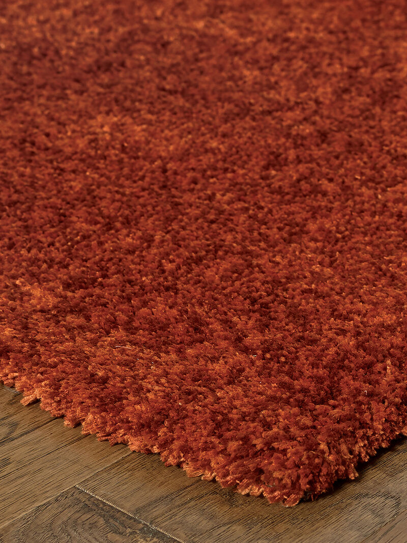 Heavenly 73406 5' x 7' Red Rug image number 1