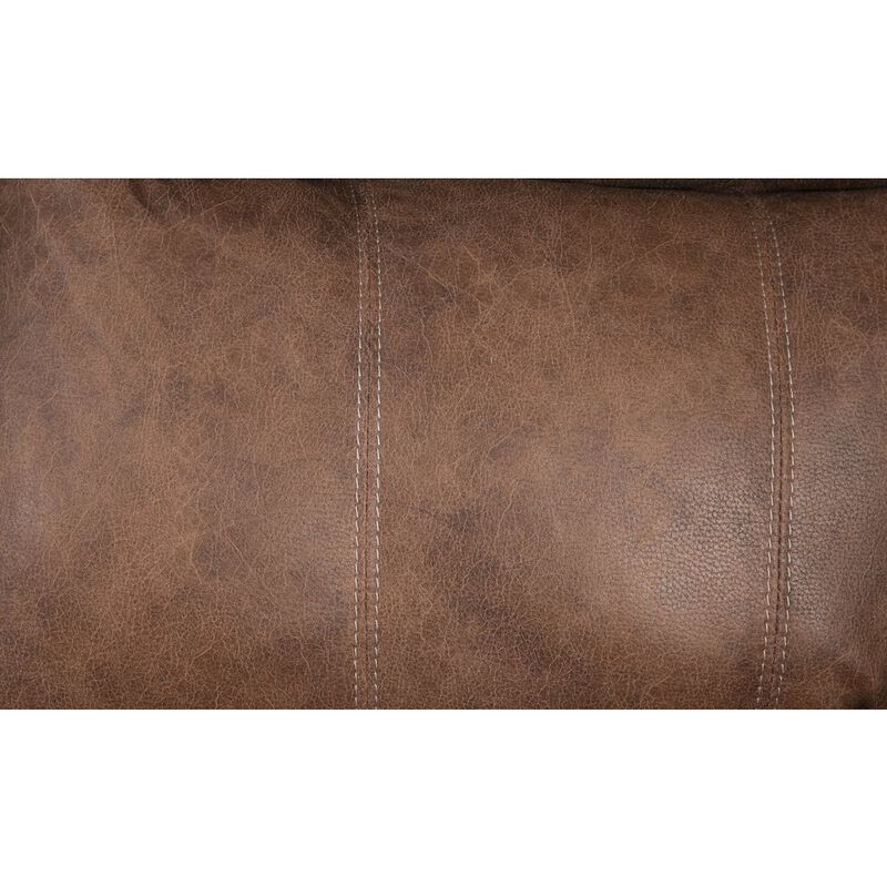 American Furniture Classics Rocker Recliner Chair in Brown Faux Leather