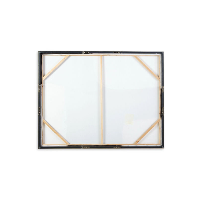 Leila Wall Art Decor, Black and White Minimalist Framed Canvas, 39x50 image number 3