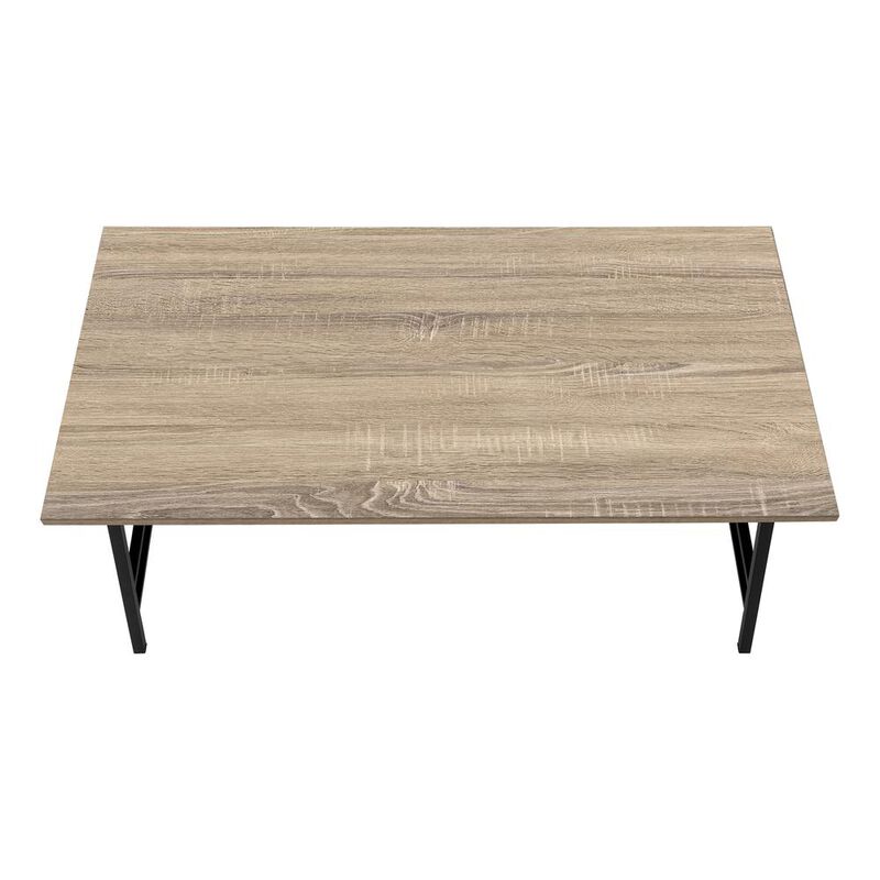 Coffee Table, Accent, Cocktail, Rectangular, Living Room, 40L, Brown Laminate